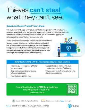 Search and Social one pager cover