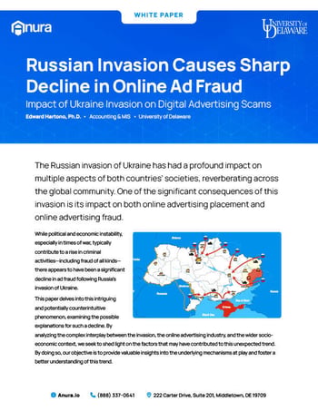 Russian Invasion Causes Sharp Decline in Online Ad Fraud white paper cover