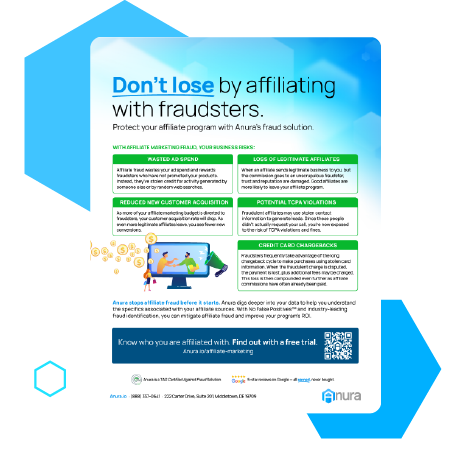 Anura Affiliate Fraud Onepager