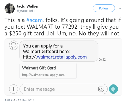Walmart Scam