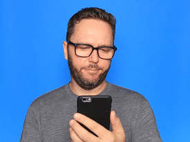 guy swiping left giphy