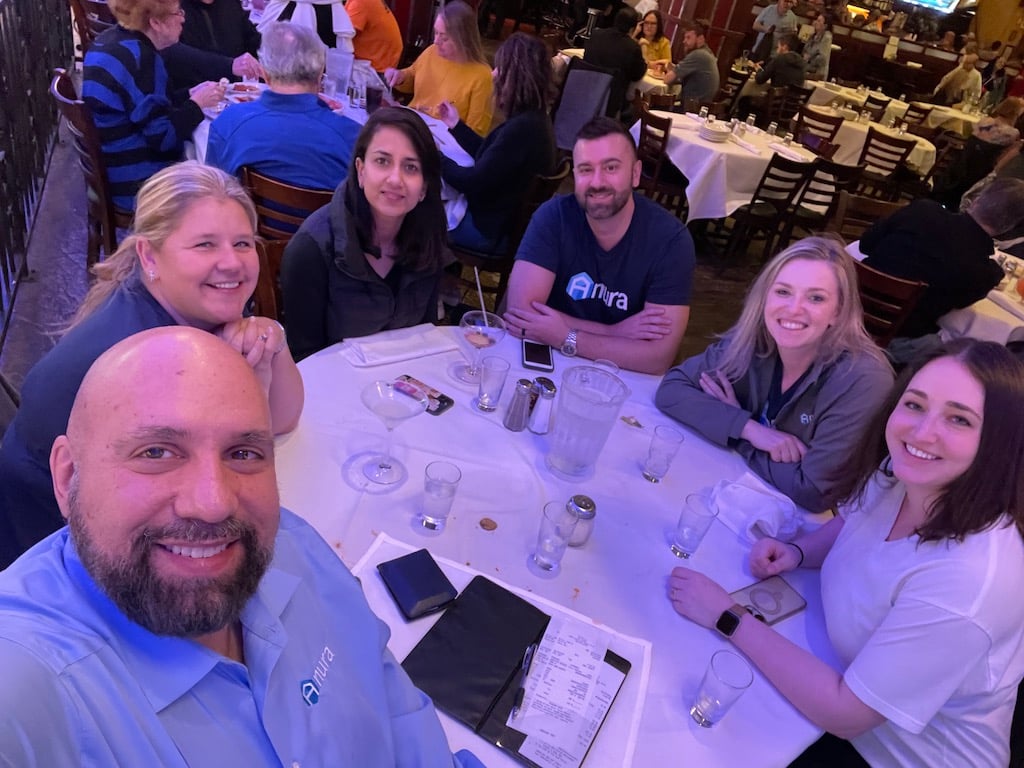 The Anura Team at Carmines Las Vegas