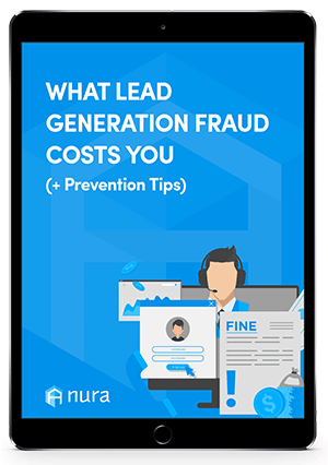 What Lead Generation Fraud Costs You eBook on iPad