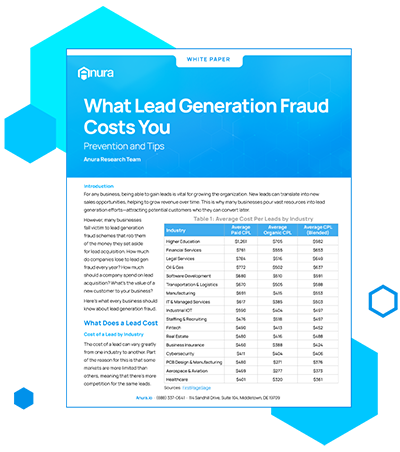 Anura_White-Paper_What-Lead-Generation-Fraud-Costs-You_cover-hexs