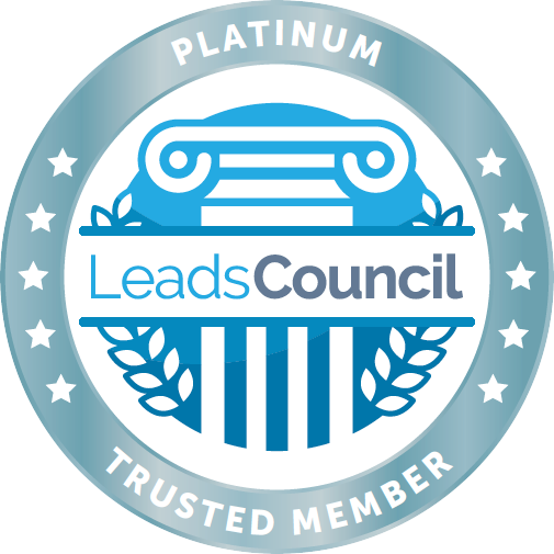 Leads Council Platinum Trusted Member seal