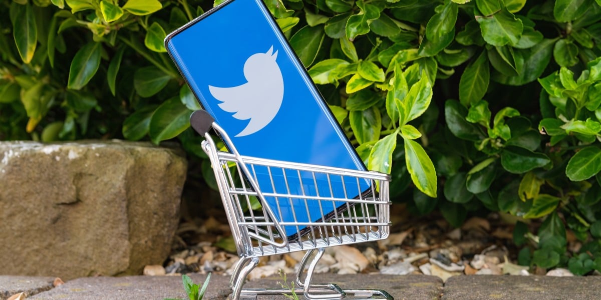 Twitter-in-a-shopping-cart