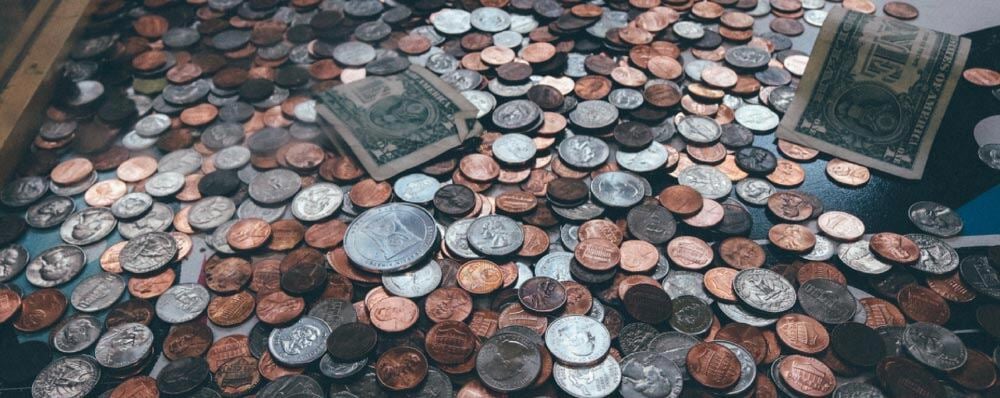 pile of coins