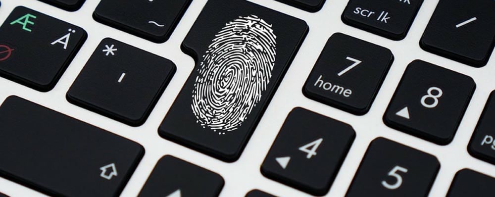 thumbprint on enter key